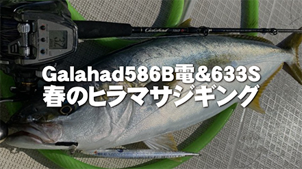  【フィールドスタッフレポート】『春のヒラマサジギング』Galahad586B電＆633S