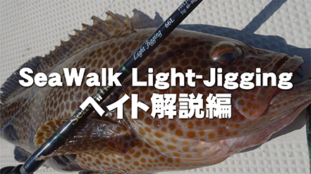【解説ブログ】SeaWalk Light-Jiggingシリーズ　ベイト解説編