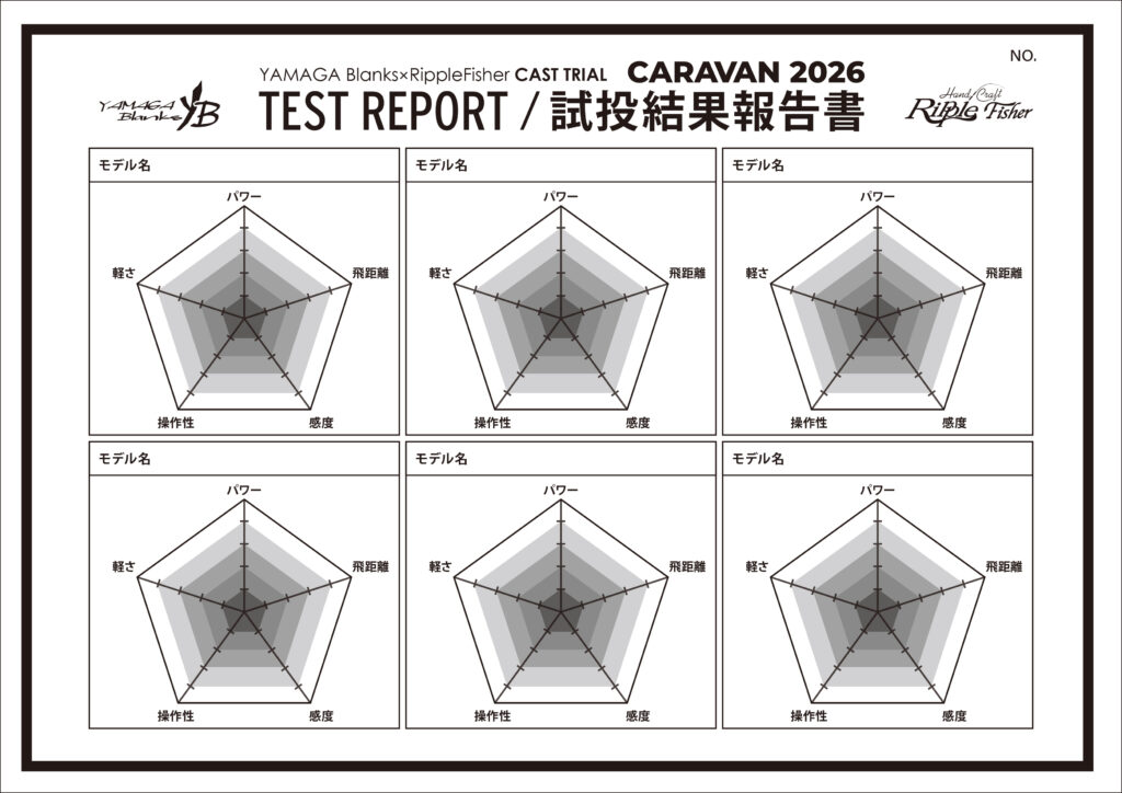 試投会カルテ レーダーチャート記入用紙